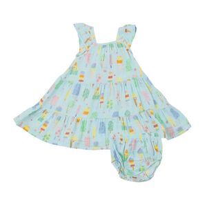 Angel Dear Twirly Sundress & Diaper Cover Fruit Dream Popsicles, Size 18-24M NWT